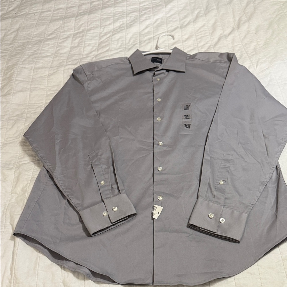 Madison Men's Gray Dress Shirt